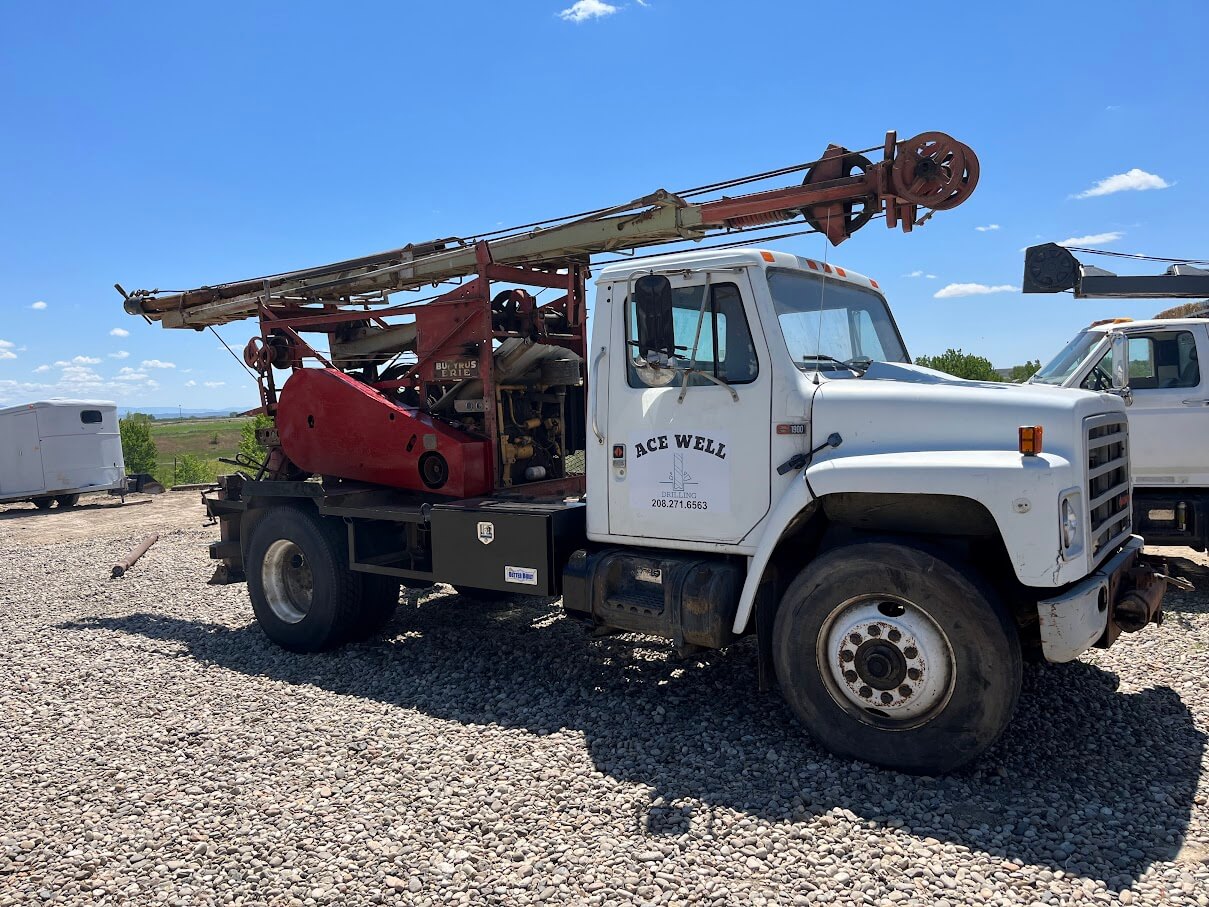Ace Well Drilling truck